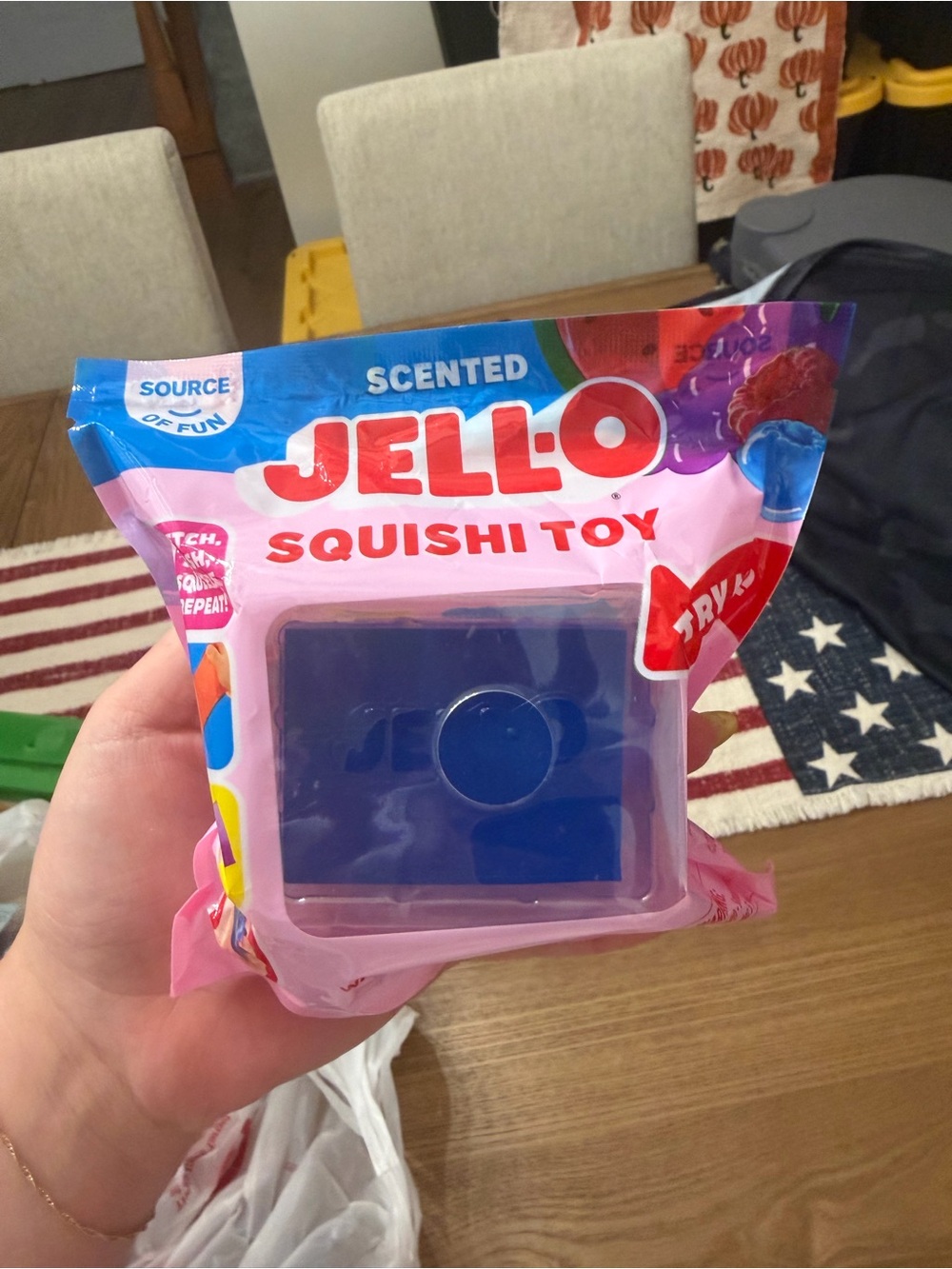 Jello Scented Blue Squishi Toy - Kids Toy